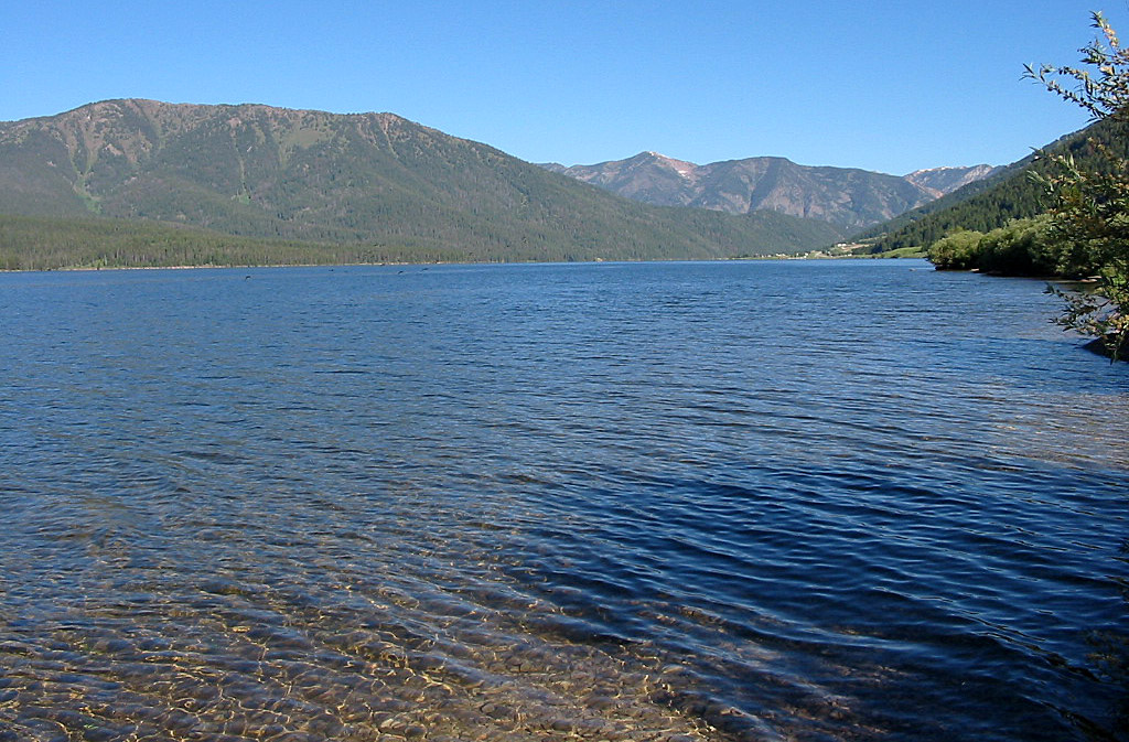 Hebgen Lake scenic view