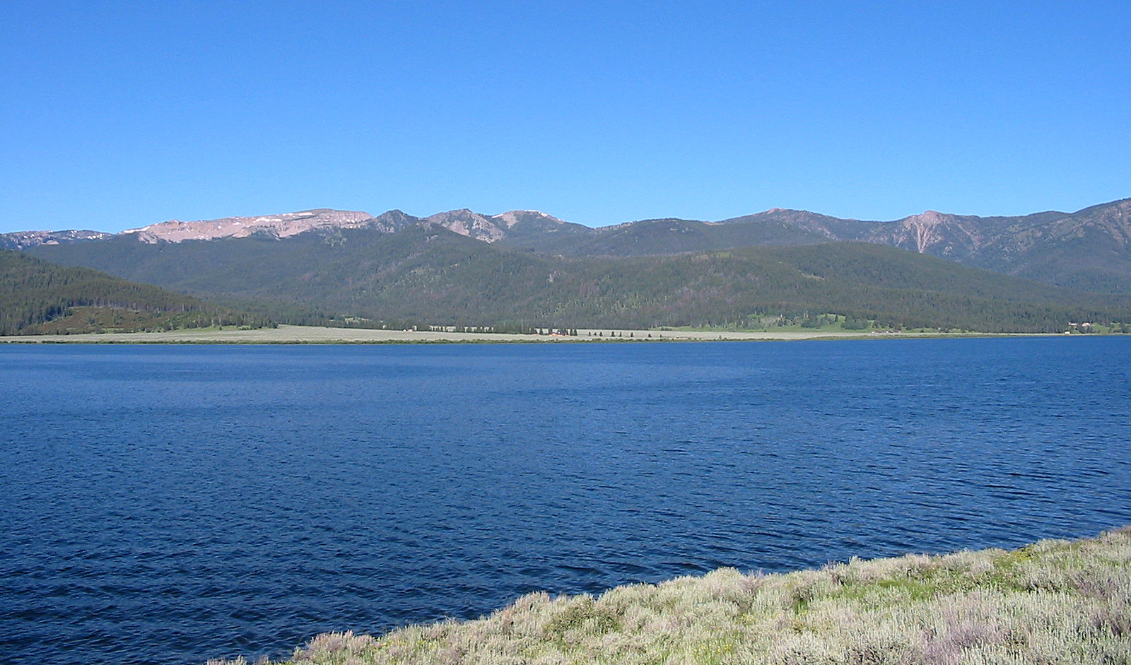 Hebgen Lake panoramic view