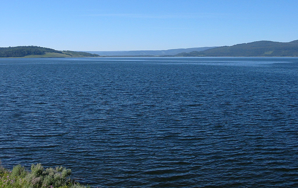 Hebgen Lake at golden hour